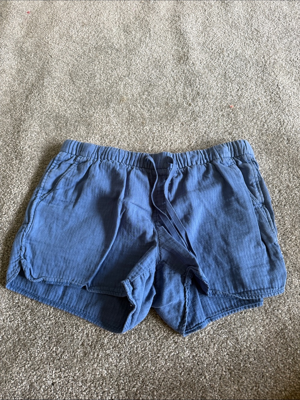 Old Navy Indigo Drawstring Athletic Shorts